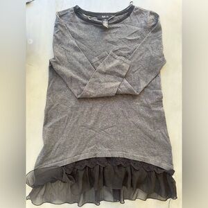 Long Sleeve top with lace bottom